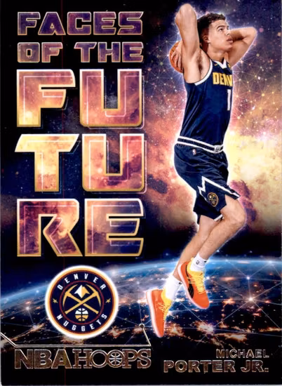 2018-19 Hoops Faces of the Future #14 Michael Porter Jr. (20-HH12-NBANUGGETS)