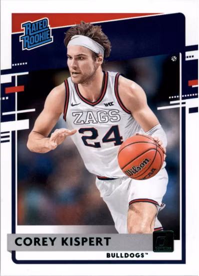 2021-22 Panini Chronicles Draft Picks Green #33 Corey Kispert Donruss (15-HH12-NBAOTHERS)