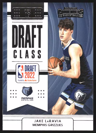 2022-23 Panini Contenders Draft Class Contenders #3 Jake LaRavia (10-HH12-NBAGRIZZLIES)