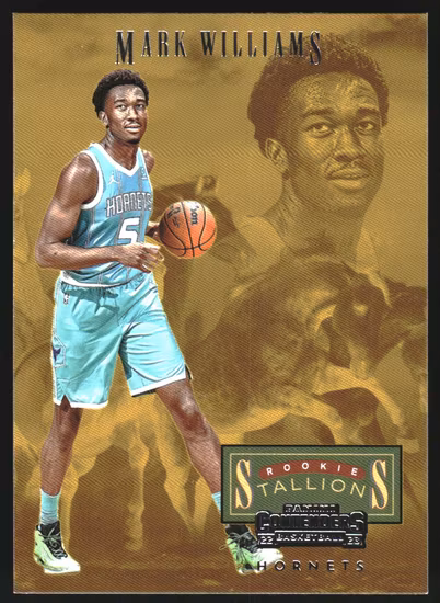 2022-23 Panini Contenders Rookie Stallions #9 Mark Williams (25-HH12-NBAHORNETS)