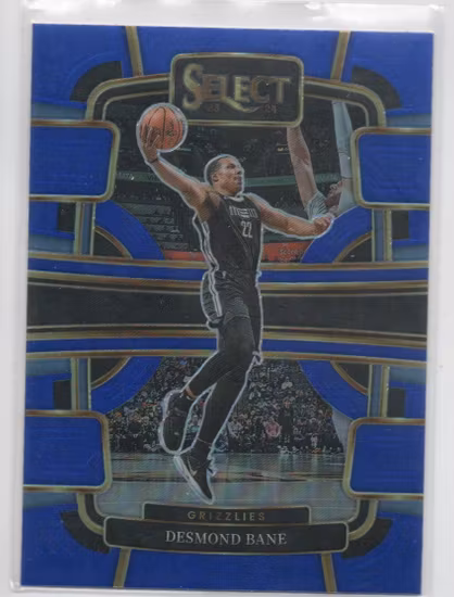 2023-24 Select Prizms Blue #39 Desmond Bane (15-GG10-NBAGRIZZLIES)
