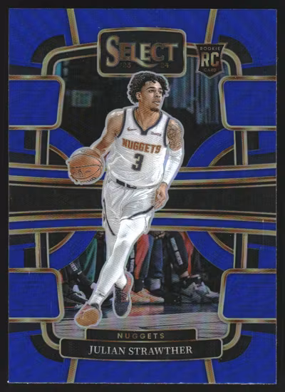 2023-24 Select Prizms Blue #78 Julian Strawther (30-GG10-NBANUGGETS)