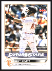 2022 Topps UK #11 Joey Bart FS (10-HH6-MLBGIANTS)