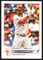 2022 Topps UK #24 Bryce Harper (10-HH6-MLBPHILLIES)