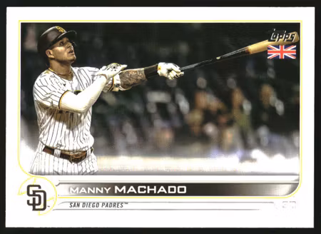 2022 Topps UK #49 Manny Machado (10-HH6-MLBPADRES)