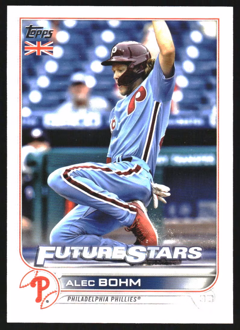 2022 Topps UK #112 Alec Bohm FS (10-HH6-MLBPHILLIES)