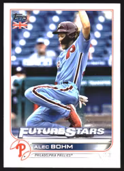 2022 Topps UK #112 Alec Bohm FS (10-HH6-MLBPHILLIES)