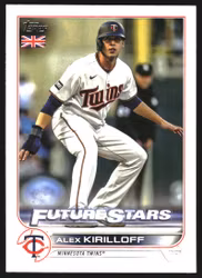2022 Topps UK #125 Alex Kirilloff FS (10-HH6-MLBTWINS)