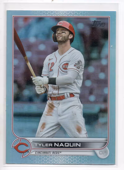 2022 Topps Update Rainbow Foil #US80 Tyler Naquin (12-GG11-MLBREDS)