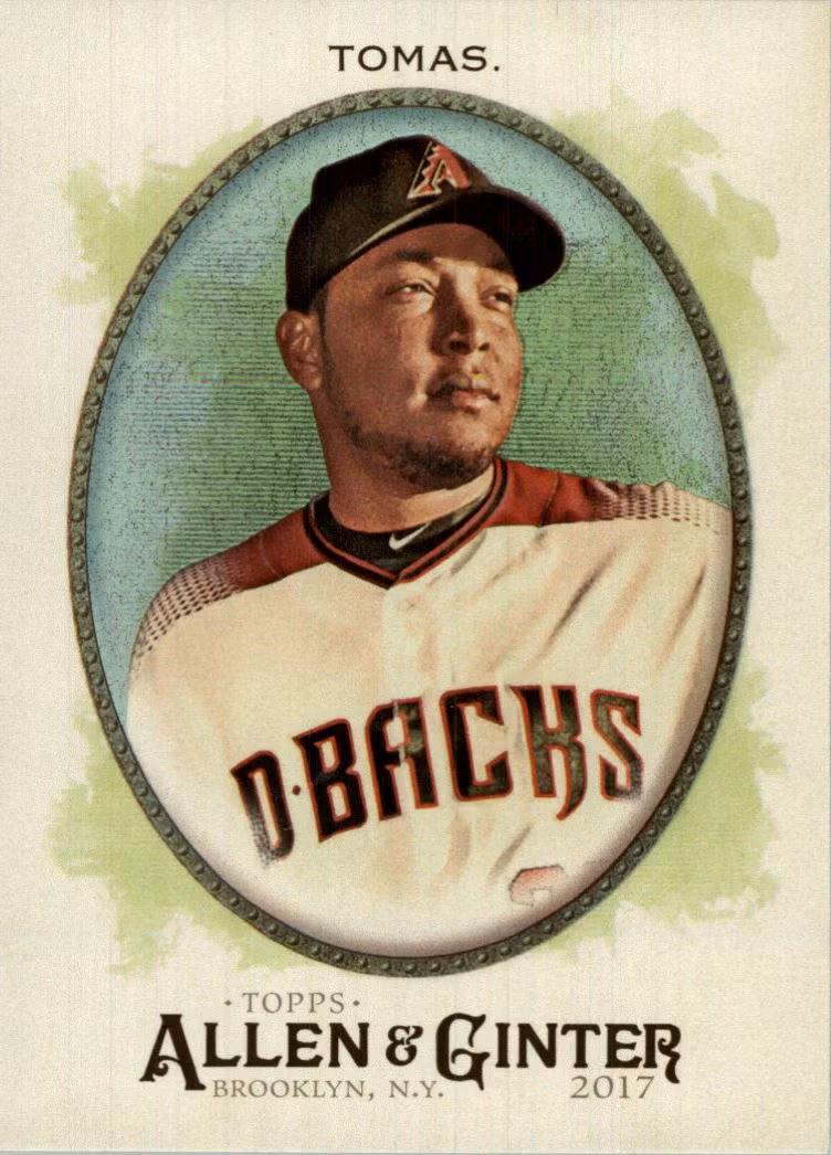 2017 Topps Allen and Ginter Hot Box Foil #215 Yasmany Tomas (12-HH7-MLBDIAMONDBACKS)