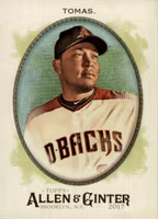 2017 Topps Allen and Ginter Hot Box Foil #215 Yasmany Tomas (12-HH7-MLBDIAMONDBACKS)