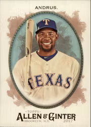 2017 Topps Allen and Ginter Hot Box Foil #287 Elvis Andrus (12-HH7-MLBRANGERS)