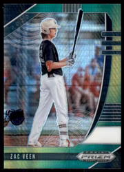 2020 Panini Prizm Draft Picks Prizms Green and Yellow Hyper #9 Zac Veen (12-HH7-MLBOTHERS)