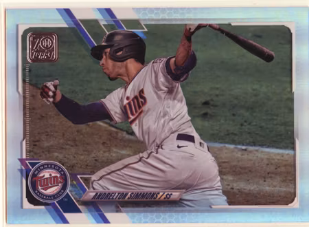 2021 Topps Rainbow Foil #380 Andrelton Simmons (15-HH7-MLBTWINS)