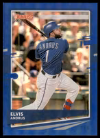 2020 Donruss Holo Blue #156 Elvis Andrus (12-HH8-MLBRANGERS)