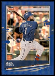 2020 Donruss Holo Blue #156 Elvis Andrus (12-HH8-MLBRANGERS)