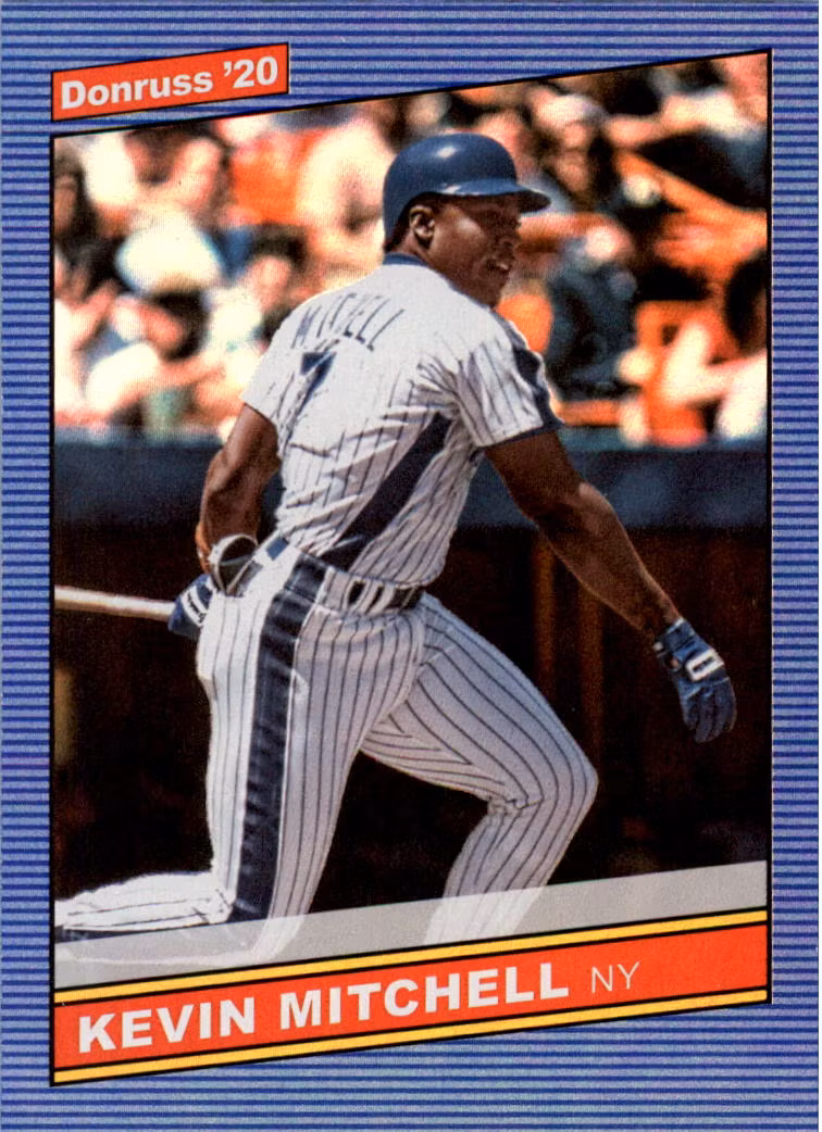 2020 Donruss Holo Blue #214 Kevin Mitchell RETRO (12-HH8-MLBMETS)