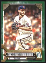 2022 Topps Gypsy Queen Green #289 Zack Wheeler (15-HH8-MLBPHILLIES)