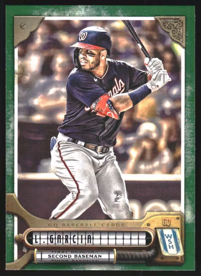 2022 Topps Gypsy Queen Green #215 Luis Garcia (10-HH8-MLBNATIONALS)