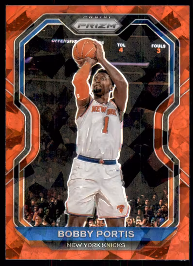 2020-21 Panini Prizm Prizms Red Ice #221 Bobby Portis (20-HH9-NBAKNICKS)