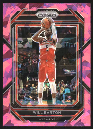 2022-23 Panini Prizm Prizms Pink Ice #194 Will Barton (20-HH9-NBAWIZARDS)