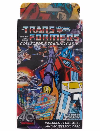 2024 Dynamite Entertainment Transformers 40th Anniversary Trading Cards (Hanger Box)