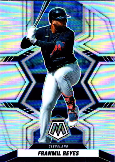 2022 Panini Mosaic Silver Prizm #76 Franmil Reyes (10-GG10-MLBGUARDIANS)