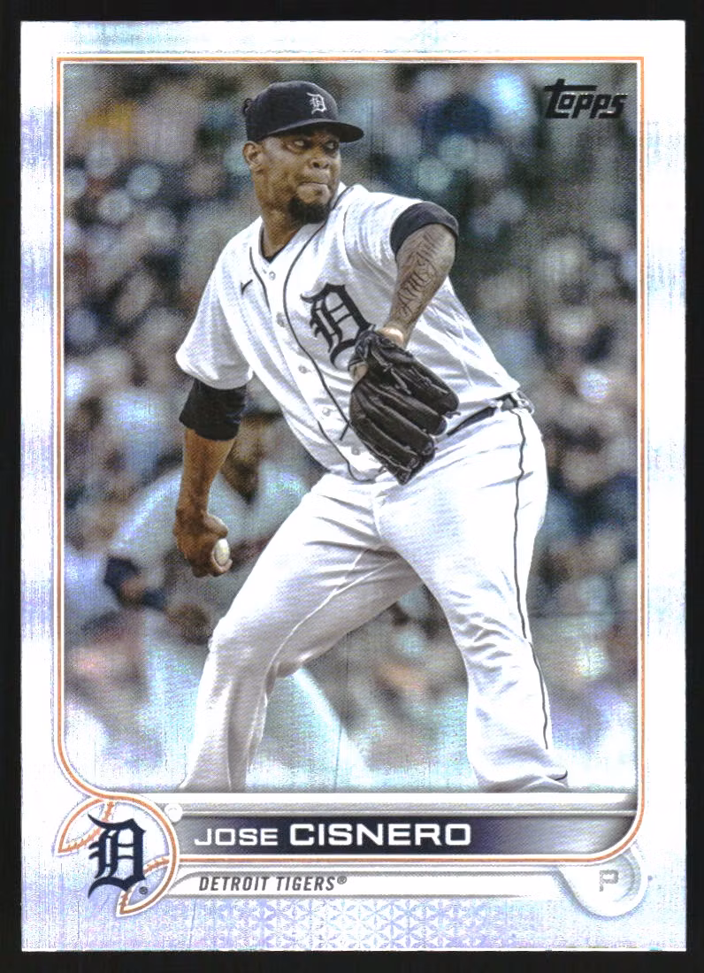 2022 Topps Update Rainbow Foil #US31 Jose Cisnero (12-GG10-MLBTIGERS)