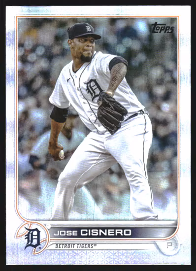 2022 Topps Update Rainbow Foil #US31 Jose Cisnero (12-GG10-MLBTIGERS)