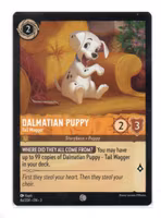Disney Lorcana Into the Inklands 4a Dalmatian Puppy - Tail Wagger (20-CC2-OTHERS)