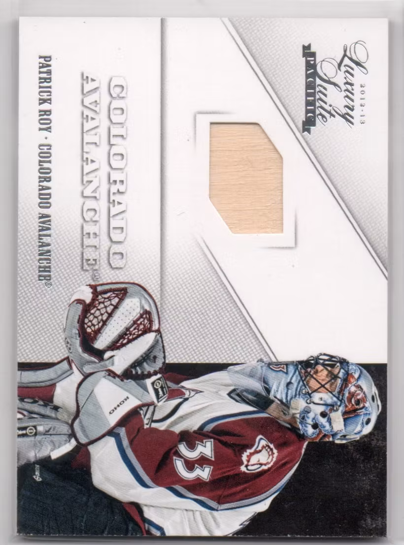 2012-13 Luxury Suite #34 Patrick Roy STK (150-II11-NHLAVALANCHE)