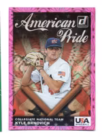 2019 Donruss American Pride Pink Firework #22 Kyle Brnovich (15-HH14-MLBUSA)