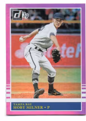 2019 Donruss Holo Pink #202 Hoby Milner RETRO (12-HH14-MLBRAYS)