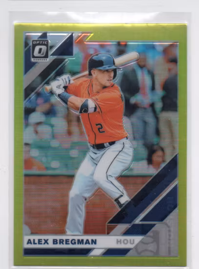 2019 Donruss Optic Lime Green #182 Alex Bregman (15-HH1-MLBASTROS)