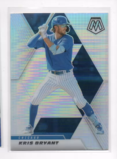 2021 Panini Mosaic Silver Prizm #69 Kris Bryant (12-HH1-MLBCUBS)