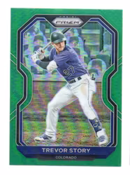 2021 Panini Prizm Prizms Green #23 Trevor Story (15-HH14-MLBROCKIES)
