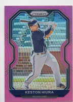 2021 Panini Prizm Prizms Pink #202 Keston Hiura (15-HH14-MLBTWINS)
