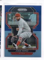 2022 Panini Prizm Prizms Navy Blue Carolina Blue #269 Juan Yepez T3 (10-HH1-MLBCARDINALS)