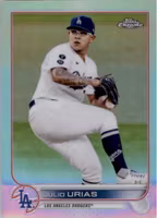 2022 Topps Chrome Refractors #3 Julio Urias (12-GG9-MLBDODGERS)