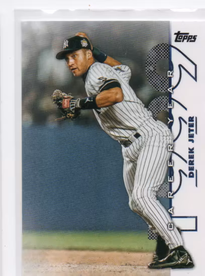 2022 Topps UK Career Year #CY21 Derek Jeter (20-HH13-MLBYANKEES)