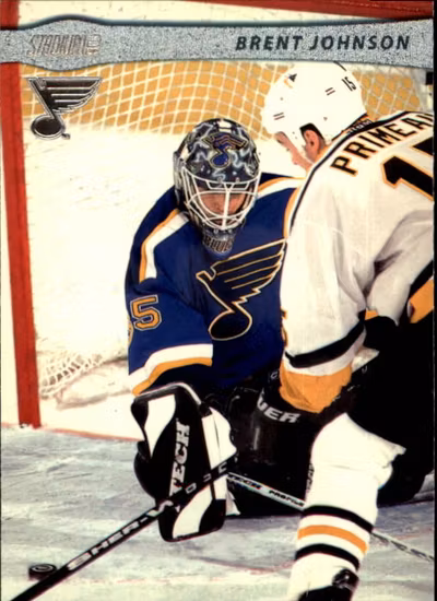 2001-02 Stadium Club #89 Brent Johnson