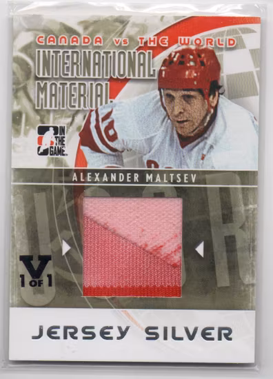 2011-12 ITG Canada vs The World International Materials Silver #IM03 Alexander Maltsev (100-II14-NHLRUSSIA)