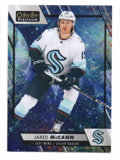 2023-24 O-Pee-Chee Platinum Cosmic #51 Jared McCann (50-HH1-NHLKRAKEN)