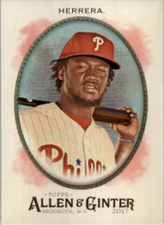 2017 Topps Allen and Ginter Hot Box Foil #173 Odubel Herrera (12-JJ6-MLBPHILLIES)