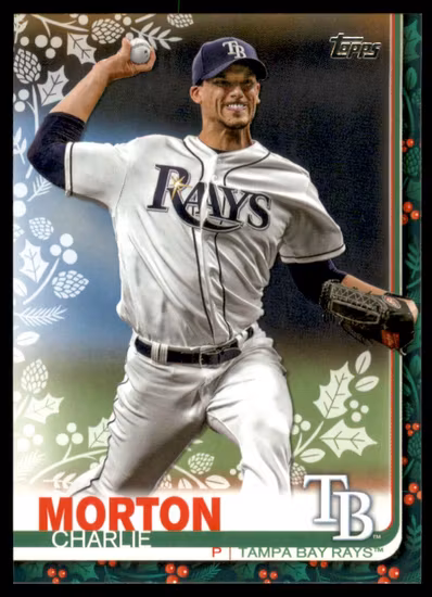 2019 Topps Walmart Holiday #HW2 Charlie Morton (10-JJ6-MLBRAYS)
