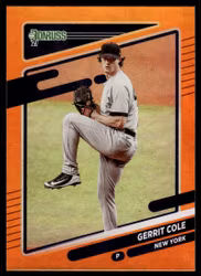 2021 Donruss Holo Orange #212 Gerrit Cole (15-JJ6-MLBYANKEES)