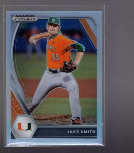 2021 Panini Prizm Draft Picks Prizms Silver #171 Jake Smith (10-JJ6-MLBOTHERS)