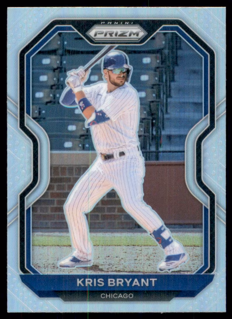2021 Panini Prizm Prizms Silver #3 Kris Bryant (20-JJ6-MLBCUBS)