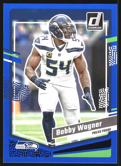 2023 Donruss Press Proof Blue #256 Bobby Wagner (10-II1-NFLSEAHAWKS)