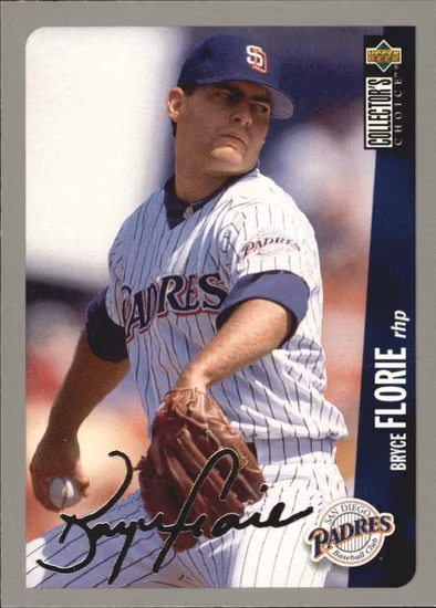 1996 Collector's Choice Silver Signature #292 Bryce Florie (10-JJ7-MLBPADRES)